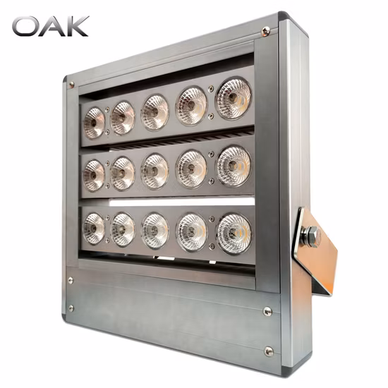 High Power LED Flood Light with Adjustable Multi-Angle for Outdoor Illumination Distance