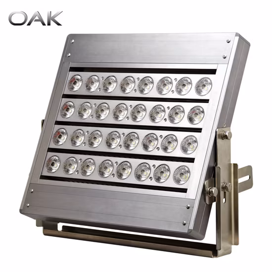 High Power LED Flood Light with Adjustable Multi-Angle for Outdoor Illumination Distance
