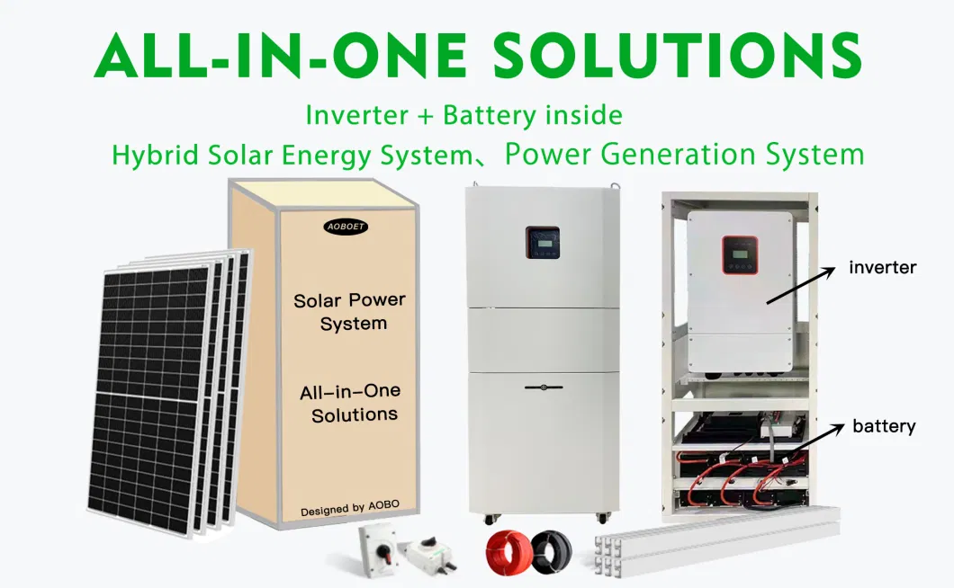 Hybrid Inverter Home Solar Energy Power System Generator Kits Hybrid Generator System