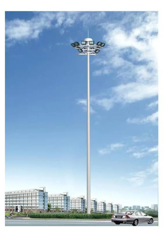 Terminal Square Znkj Felt Cloth. CCTV Camera Street Court High Mast Light/Lighting Pole