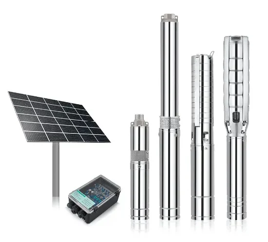 5HP DC Solar Borehole Submersible Water Pump System