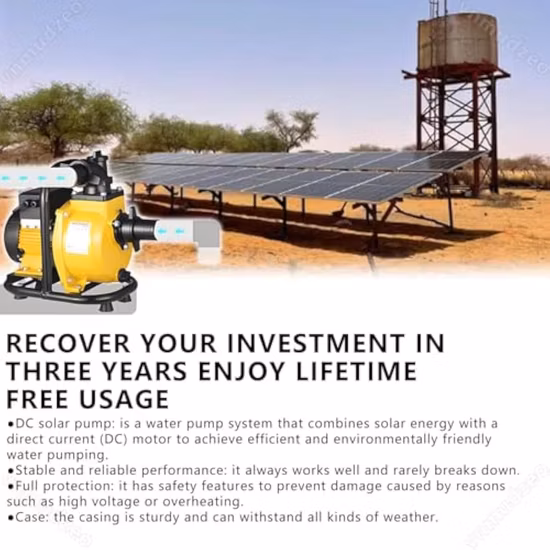 Portable Solar Water Pump System: on